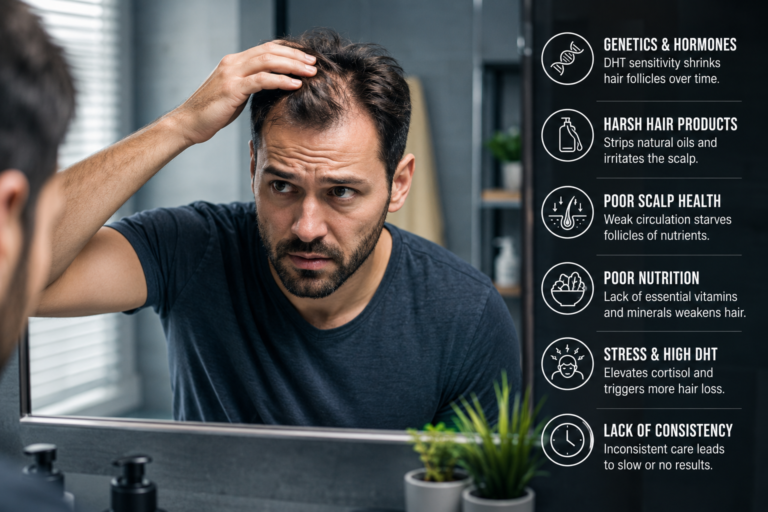 The Biggest Hair Loss Mistakes Men Make Every Day